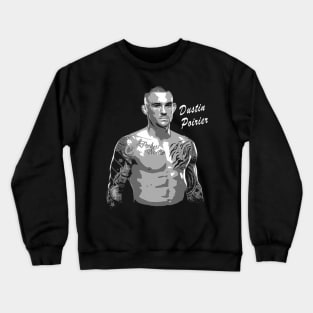 Dustin Poirier Black And White Crewneck Sweatshirt